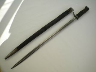 Imperial German Prussian 98 Mauser Quillback Bayonet Sword Suhl & Scabbard