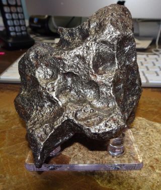 1230 Gm.  Campo Del Cielo Meteorite ;museum Grade The Best There Is 2.  7,  Lbs