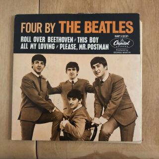 The Beatles Ep 45 Pic Sleeve Four By The Beatles West Coast Version Mono