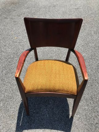 Heywood Wakefield Monticello Captains Dining Chair Mid - Century Modern