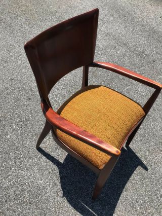 Heywood Wakefield MONTICELLO Captains Dining Chair Mid - Century Modern 2