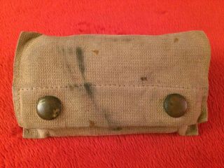 Ww1 Us Army M - 1910 First Aid Carlisle Bandage Pouch 1917