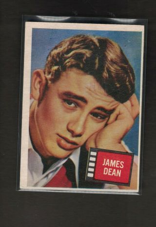 Topps 1957 Hit Stars Trading Card 63 James Dean Movie Star