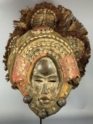 191111 - Old Tribal African Mask from the Dan Guere - Liberia. 2