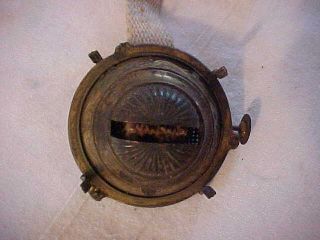Fancy Victorian Plume & Atwood Brass Kerosene Oil Lamp Burner Patent 1894 1 - 3/16