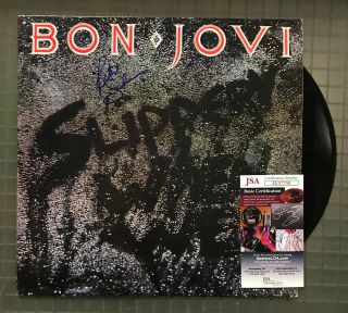 Richie Sambora Bon Jovi Signed Autograph " Slippery When Wet " Album Lp Jsa