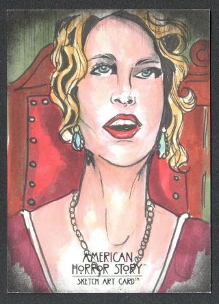 American Horror Story Season 1 Breygent Sketch Card By Kimberly Dunaway