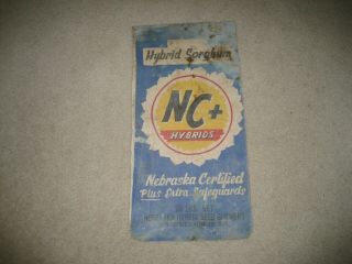 Vintage Nc,  Hybrid Sorghum Cloth Seed Sack