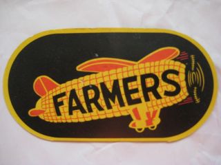 Farmers Hybrid Seed Corn Hampton Iowa Adv.  Sewing Needle Kit,  Ear Corn Airplane
