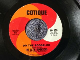 The Latin Dimensions - Do The Boogaloo Rare Us 1967 / Latin Boogaloo Soul /