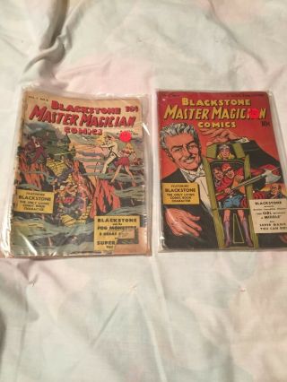 Blackstone Master Magician Comics Vol 1,  2 And 3