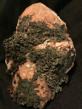 Copper In Calcite Quincy Mine,  Hancock,  Houghton County,  Michigan