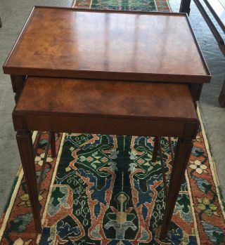 Baker Furniture Company Nesting Tables A Pair