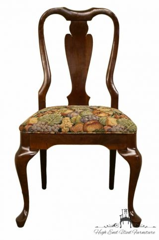Cresent Solid Cherry Queen Anne Style Dining Side Chair
