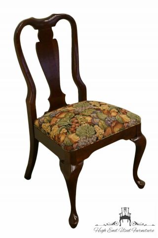 CRESENT Solid Cherry Queen Anne Style Dining Side Chair 2