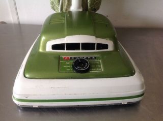 Vintage Green Eureka Vibra Groomer II Upright Vacuum Cleaner Model 674A 2