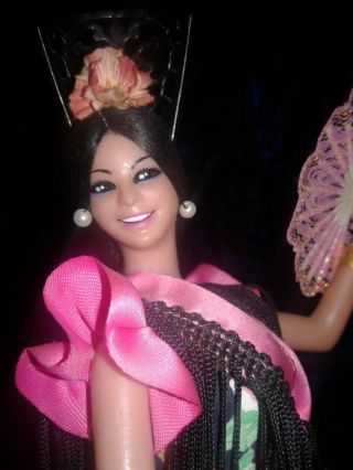 Vintage Marin Chiclana Flamenco Dancer 18 " Huge,  Tall Woman Doll.  No Longer Made