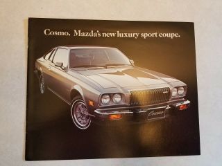 1976 Mazda Cosmo Luxury Sport Coupe Sales Brochure