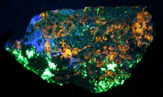 Hardystonite,  Willemite,  Clinohedrite Fluorescent Minerals,  Franklin,  Nj