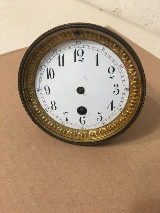 Antique French Mantle Clock Time Only Movement Unsigned Japy Marti Era