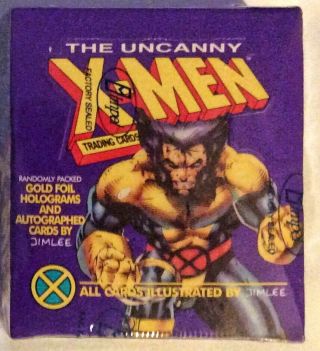 1992 Impel Marvel Uncanny X - Men Factory Trading Card Box Jim Lee Auto 