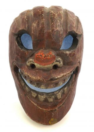 Antique African Tribal Face Mask Hand Made Carved Vintage 1930