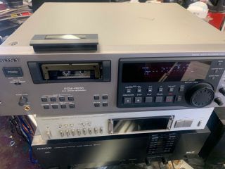 Estate Vintage Rack Mount Pro Sony Pcm - R500 Dat Digital Audio Recorder U - Fix