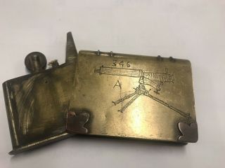 World War 1 Us 346th Infantry Company A Trench Lighter Book Trench Art