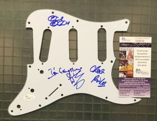 Ten Years After (band) Signed Autograph Strat Guitar Pickguard X3 Jsa