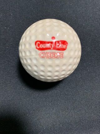 Vintage Logo Golf Ball: County Line Cheese / Spalding