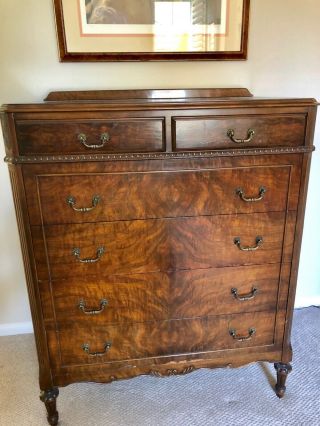 Antique bedroom dresser & mirror &chest of drawers.  Located in Ladera Ranch,  Ca. 2