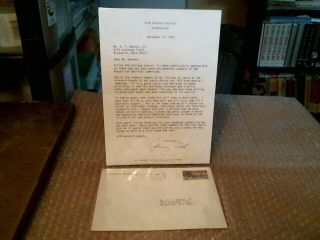President Gerald Ford Signed White House Letter W/ Envelope Dated 1976