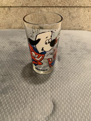 Vintage Pepsi Underdog Drinking Glass Cup Collector Series Leonardottv