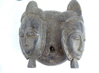 Rare African Tribal Senufo Kpelie Mask Cote D 
