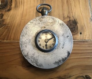 Vintage K.  Hattori & Co. ,  Ltd.  Guard’s Clock With Key