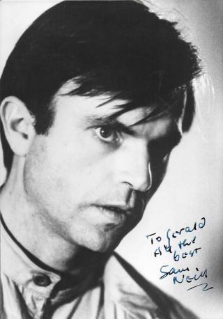 Sam Neill In Possession (1981) Hand - Signed 10 " X 7 " Portrait