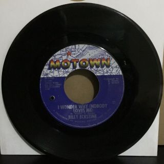 Billy Eckstine - I Wonder Why (nobody Loves Me) - Motown,  Autograph