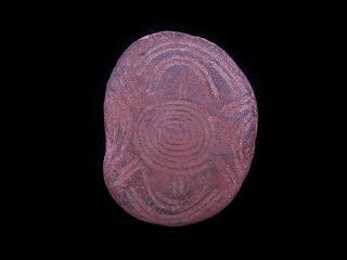 Old Aboriginal Central Desert Message Stone