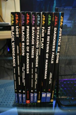 Jsa Volume 1 - 10 Complete Dc Tpb Set By Geoff Johns 1 2 3 4 5 6 7 8 9 10 Justice