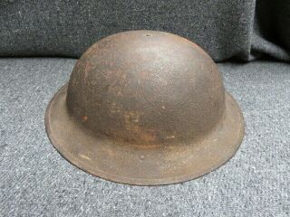 Wwi Us Model 1917 Helmet - - W/ Liner