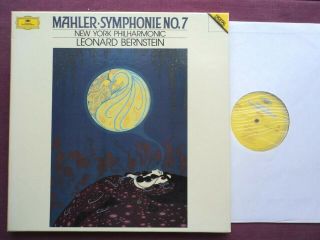 Dgg,  Digital,  2 Lp Box,  Germ.  Mahler: Symphny No.  7,  Bernstein,  York Phil.  Nm