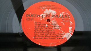 Queen Live Killers 1979 Uk Double Album 1st Press One Play Ever Minus Audio