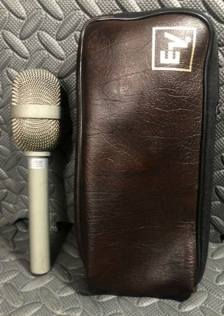 Electro Voice Model Ds35 Ev Cardioid Dynamic Microphone Mic - Vintage