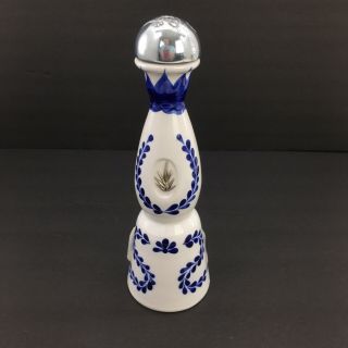 1 200ml Vintage Tequila Clase Azul Hand Painted Empty Decanter Pottery Bottle