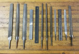 Vintage Metal Files Rasps • Machinist Woodworking Filing Tools Nicholson ☆usa