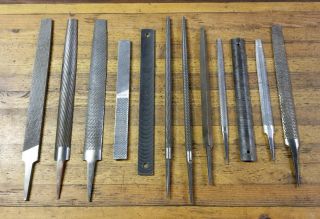 VINTAGE Metal Files Rasps • Machinist Woodworking Filing Tools NICHOLSON ☆USA 3