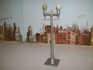 Vintage Prewar Lionel No.  63 Torch Style Double Die - Cast Lamp Post