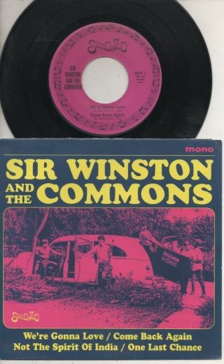 Sir Winston And The Commons Rare 1999 Usa Only 7 " Oop Sundazed Freakbeat P/c Ep