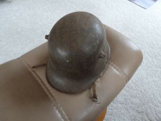 Old Ww1 German Helmet With Chin Strap And Liner - Stahlhelm - M1916/17