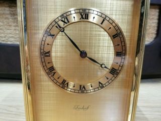 Lovely Very Rare Antique Imhof Solid Brass Carriage Clock 8 Days Swiss Made A314 2